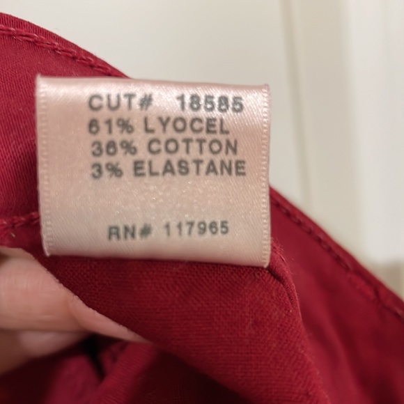 Jbrand ankle crop pants red size 27 - Picture 6 of 7
